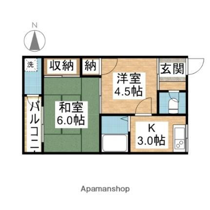 愛媛県松山市山越2丁目 本町六丁目駅 2K マンション 賃貸物件詳細