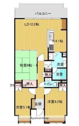 愛媛県松山市千舟町4丁目 松山市駅駅 3LDK マンション 賃貸物件詳細