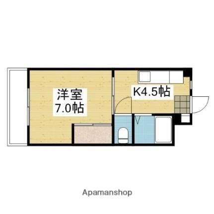愛媛県松山市本町3丁目 本町三丁目駅 1K マンション 賃貸物件詳細