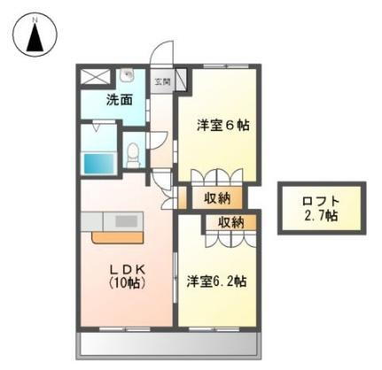 愛媛県伊予市下吾川 新川駅 2LDK アパート 賃貸物件詳細