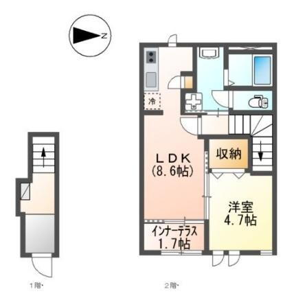 愛媛県松山市木屋町4丁目 木屋町駅 1LDK アパート 賃貸物件詳細