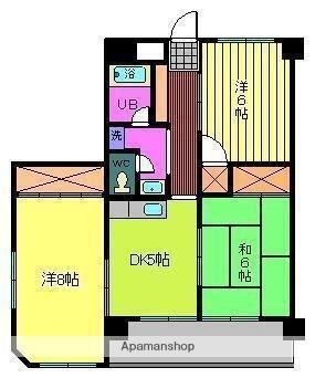 愛媛県松山市衣山4丁目 西衣山駅 3DK マンション 賃貸物件詳細