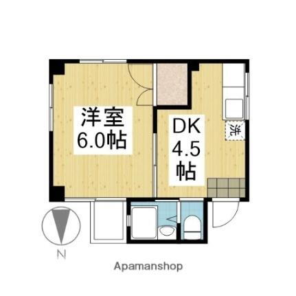愛媛県松山市鉄砲町 清水町駅 1DK マンション 賃貸物件詳細