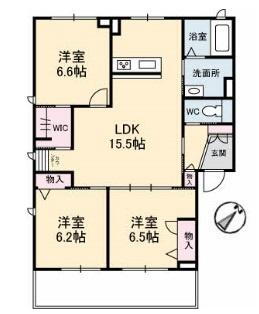 レッタヴィア 1階 3LDK 賃貸物件詳細