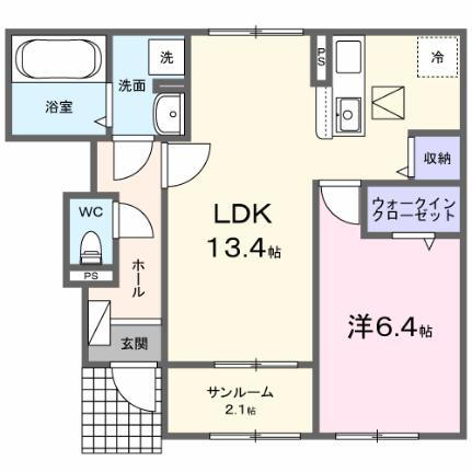 福岡県久留米市宮ノ陣6丁目 五郎丸駅 1LDK アパート 賃貸物件詳細