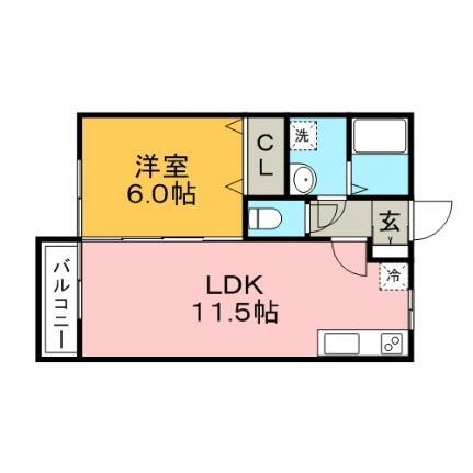 福岡県久留米市津福本町 聖マリア病院前駅 1LDK アパート 賃貸物件詳細