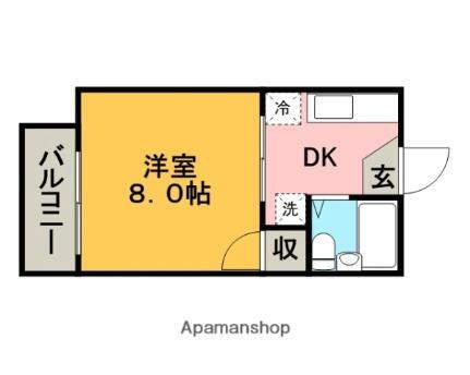 佐賀県鳥栖市西新町 肥前麓駅 1K アパート 賃貸物件詳細