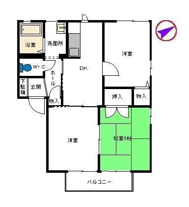 熊本県八代市古閑中町 八代駅 3DK アパート 賃貸物件詳細