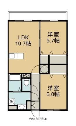 大分県大分市花高松3丁目 高城駅 2LDK マンション 賃貸物件詳細