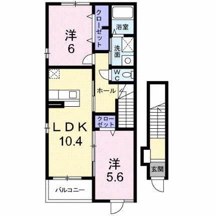 宮崎県都城市蓑原町 五十市駅 2LDK アパート 賃貸物件詳細