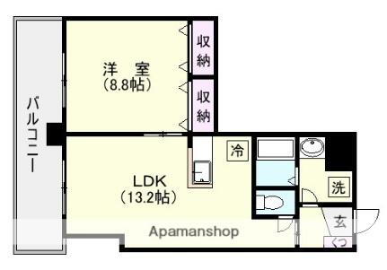 鹿児島県鹿児島市錦江町 二中通駅 1LDK マンション 賃貸物件詳細