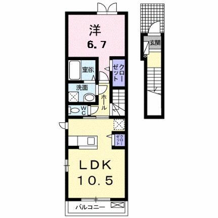 鹿児島県鹿児島市広木2丁目 鹿児島中央駅 1LDK アパート 賃貸物件詳細