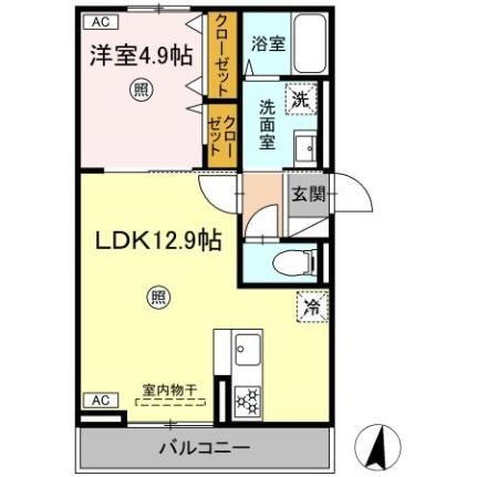 鹿児島県鹿児島市和田1丁目 慈眼寺駅 1LDK アパート 賃貸物件詳細