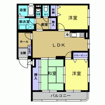 鹿児島県鹿児島市長田町 水族館口駅 3LDK マンション 賃貸物件詳細