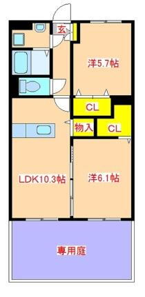 鹿児島県姶良市東餅田 帖佐駅 2LDK マンション 賃貸物件詳細