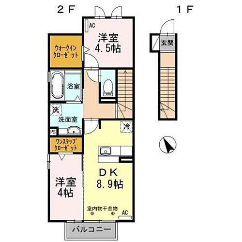静岡県富士市今泉3400-1 吉原本町駅 2DK アパート 賃貸物件詳細