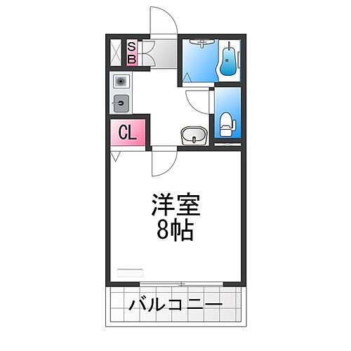大阪府堺市北区黒土町 百舌鳥八幡駅 1K マンション 賃貸物件詳細