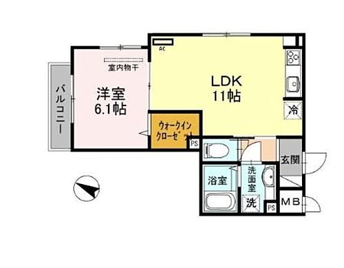 兵庫県神戸市兵庫区兵庫町2丁目 新開地駅 1LDK アパート 賃貸物件詳細