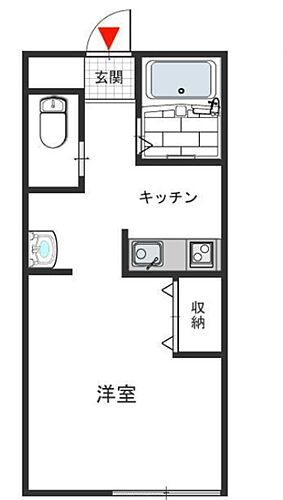 兵庫県川西市見野3丁目 山下駅 1K アパート 賃貸物件詳細