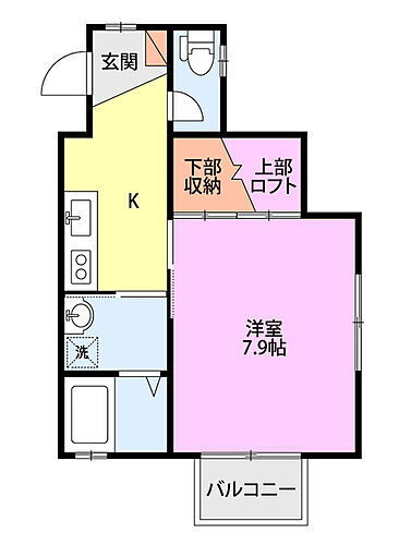 グレイスヒルズ 2階 1K 賃貸物件詳細