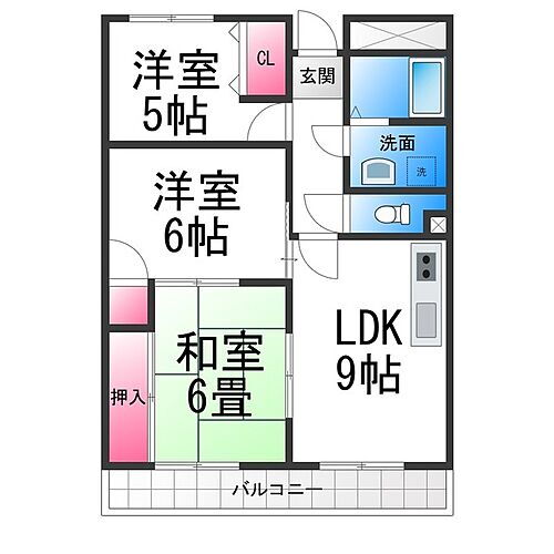 プレステージ１３番館 4階 3LDK 賃貸物件詳細