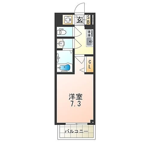 大阪府大阪市西淀川区姫里2丁目 姫島駅 1K マンション 賃貸物件詳細