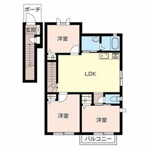 京都府福知山市石原2丁目232 石原駅 3LDK アパート 賃貸物件詳細