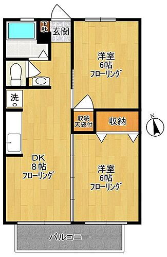 サイレントパーク１３ 1階 2LDK 賃貸物件詳細