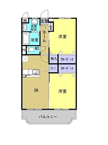 岡山県総社市三輪 総社駅 2DK マンション 賃貸物件詳細