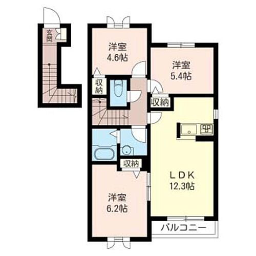 アルカディア姉崎Ｃ棟 2階 3LDK 賃貸物件詳細