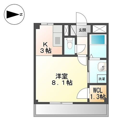 和歌山県和歌山市吹屋町4丁目 和歌山駅 1K アパート 賃貸物件詳細