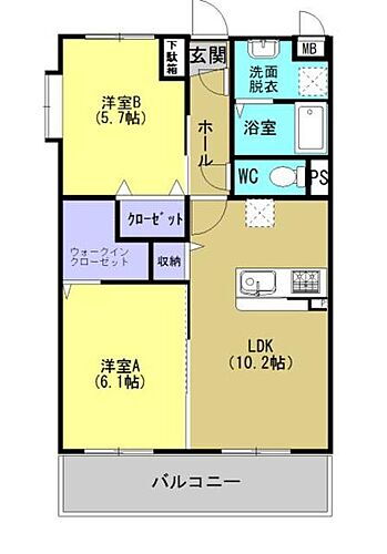 鹿児島県霧島市隼人町住吉 隼人駅 2LDK マンション 賃貸物件詳細