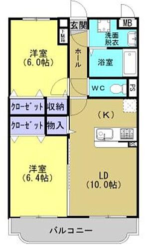 茨城県筑西市市野辺 下館駅 2LDK マンション 賃貸物件詳細