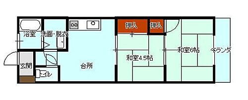 神奈川県伊勢原市沼目1丁目 伊勢原駅 2DK アパート 賃貸物件詳細