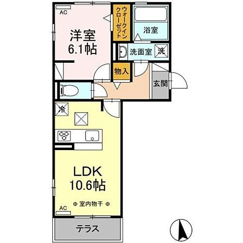 静岡県富士宮市野中町字中村983-11,12 富士宮駅 1LDK アパート 賃貸物件詳細