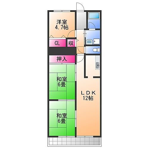 大阪府岸和田市西之内町 和泉大宮駅 3LDK マンション 賃貸物件詳細