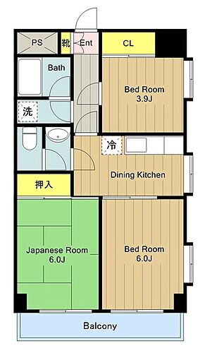 東京都多摩市永山1丁目17-10 京王永山駅 3DK マンション 賃貸物件詳細