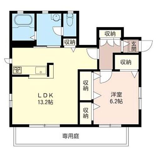 コントゥール 1階 1LDK 賃貸物件詳細