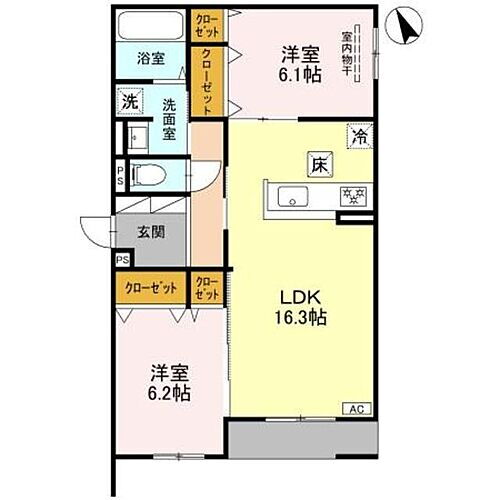 兵庫県西宮市甲子園六石町 甲子園駅 2LDK アパート 賃貸物件詳細
