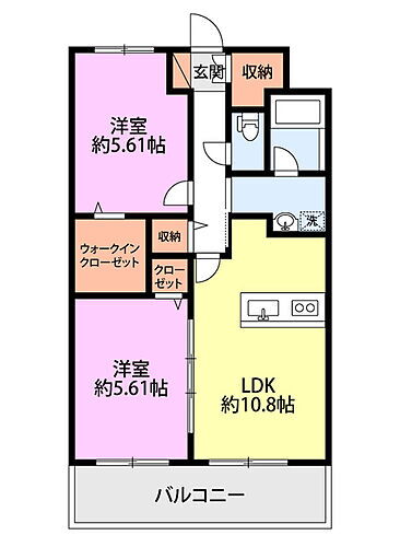 新潟県新潟市江南区城山3丁目9-50 亀田駅 2LDK マンション 賃貸物件詳細