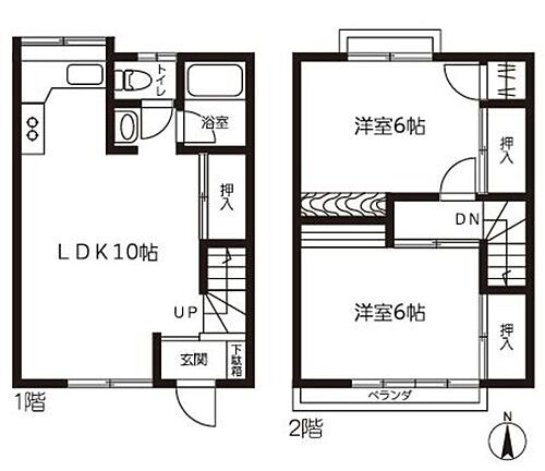神奈川県厚木市戸室3丁目 本厚木駅 2LDK 一戸建て 賃貸物件詳細