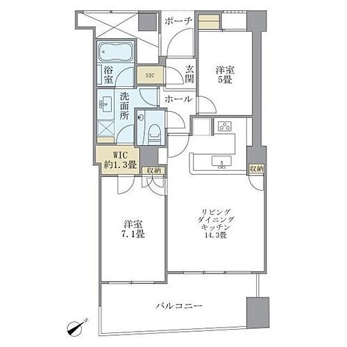 東京都港区港南2丁目 北品川駅 2LDK マンション 賃貸物件詳細