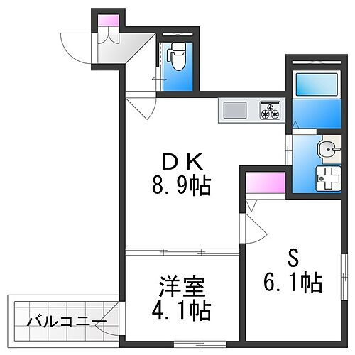 ｍａｉｓｏｎ　Ｍ＆Ｗ 2階 2DK 賃貸物件詳細