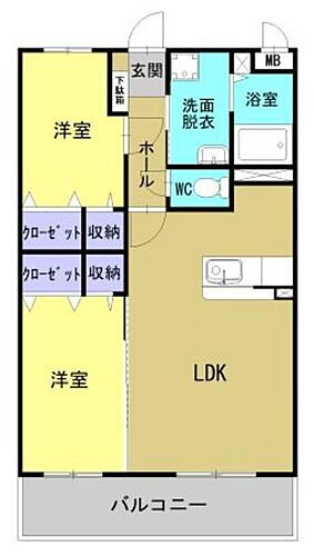 大分県大分市大在北1丁目 大在駅 2LDK マンション 賃貸物件詳細