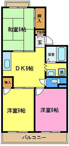 埼玉県さいたま市桜区大字白鍬 与野本町駅 3DK アパート 賃貸物件詳細