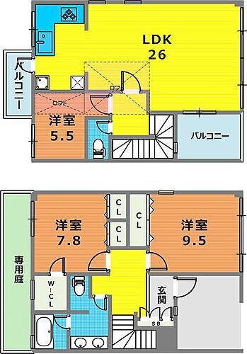 ＴＳコート 1階 3LDK 賃貸物件詳細