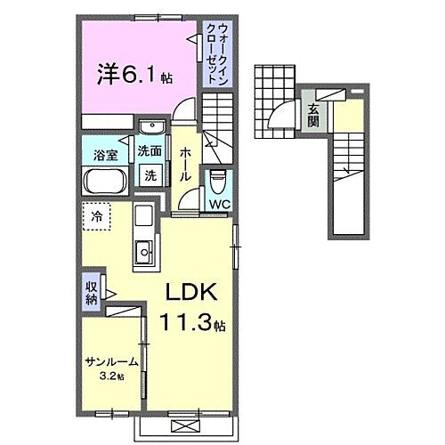 東京都稲城市東長沼2633 稲城駅 1LDK アパート 賃貸物件詳細