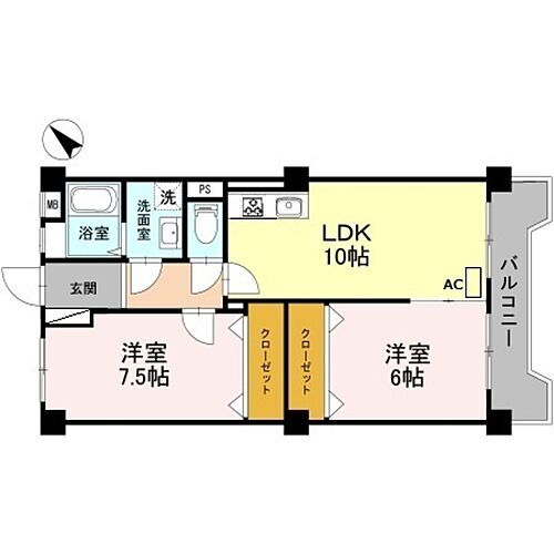 兵庫県神戸市北区北五葉6丁目 鈴蘭台西口駅 2LDK マンション 賃貸物件詳細