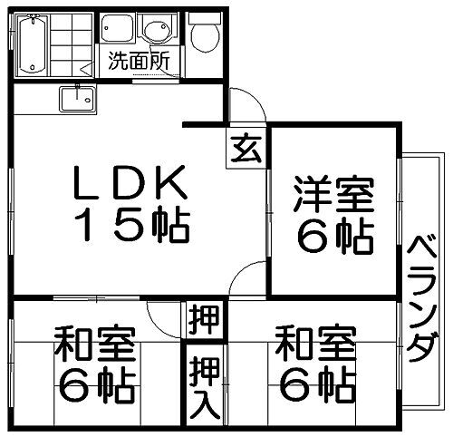 大阪府枚方市山之上1丁目 枚方市駅 3LDK アパート 賃貸物件詳細