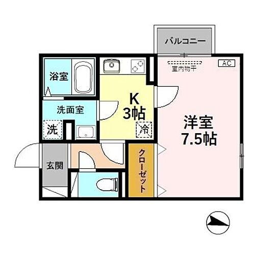 モーニング　ビュー 2階 1K 賃貸物件詳細